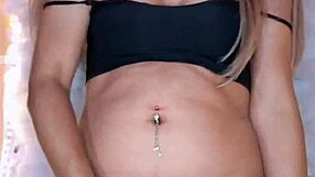 Beautiful Transvestite Suggestively Touches The Dick