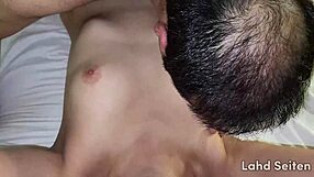 A submissive/maid type sissy from chileae receivThe up close majestic sensuous cum shower on her face