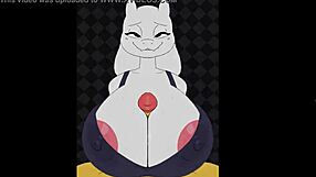 Wow, Toriel's massive tits just keep growing bigger in BeatBanger action!