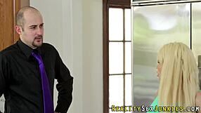 Real pornstar blonde creamed with big interracial cock 💦