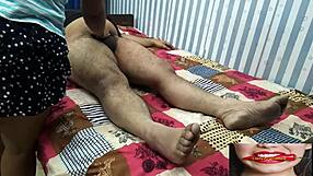 For 2020, an Indian nurse fakes it and jerks off a guy while seductively massaging him