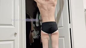 Super Strong Petite 18+ Asian Muscle Girl Nude Workout?