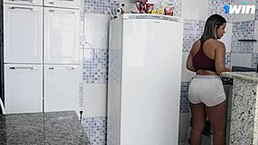 I Caught The Maid Cooking And Fucked Her Ass