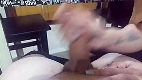 Gym Return: Wife Delivers Tremendous Handjob For Accumulated Cum