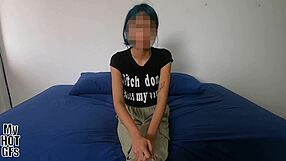 I preview maria's beautiful latina couple close up first time