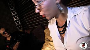 Arab sheik gives secretary a big cock blowjob