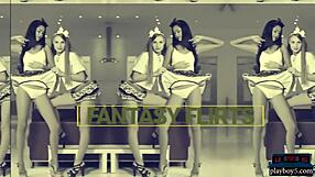 two hot teen models undress each other