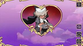 Get to work succubus chan hentai game pornplay ep 2 undressing giant waifu black nun beauty