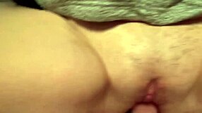 Wife gets cum on ass in doggystyle fun