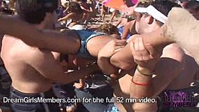 teeny bikini party on spring break in texas