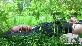 Lenore And Her Partner Just Had Hardcore Fucking In The Park, Sucking And Doggystyle Outdoors