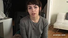 i watch all natural sloan finger her hairy pussy to orgasm