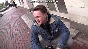 hot amateur girl fucks two studs for cash, facial finish!