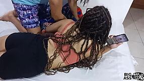 My niece is cheating, I convinced her to fuck while her husband calls.