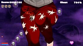 Get to work succubus chan hentai game pornplay ep 2 undressing giant waifu black nun beauty