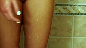 Super Cute Brunette Teen Enjoys Hot Shower in Casting Interview with MILF Mommy