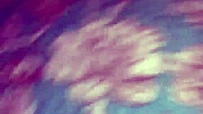 Horny white slut masturbating with big monster cock