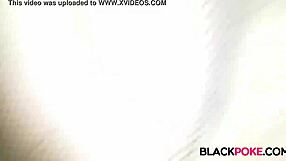 Black beauty gets ripped up wet pussy by big black cock