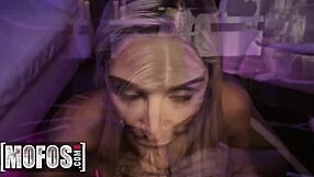 Seeing Johnny Love preparing for his Halloween party with Abella Danger