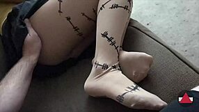 Sole-ful Footjob Drives Cock to Rock Hard Edge