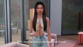 Bachelorette party with a celeb looks like a hentai manga come to life featuring 3D graphics