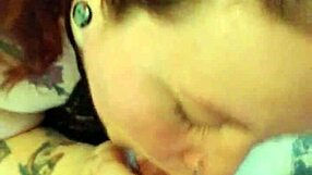 i eagerly suck dat big cock, he cums on my cookies