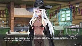 the witch's sexual prison in anime hentai style