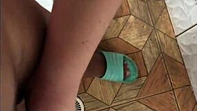 After Fucking My Young Cousin, She Strokes My Cock to Help Me Pee?