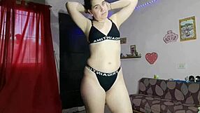 hot argentinian latina blonde addicted to homemade webcam exhibitions