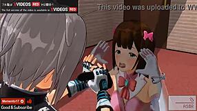 Hey, check this wild 3D hentai idol threesome anime action now