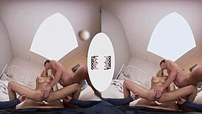 Virtual reality porn with taboo theme and hairless women