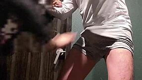 Forbidden! Stunning Lady Slaps Penis and Balls for Hours