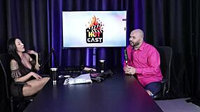 paulo avelar and victoria beatriz in sheer red lingerie showcase