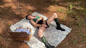 What Makes Picnics Fun? Dildo Toys And Outdoor Orgasms!