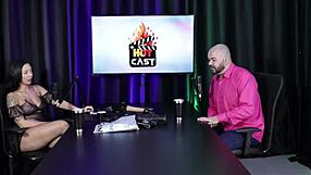 paulo avelar and victoria beatriz in sheer red lingerie showcase