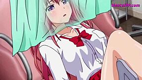 Young red-haired anime girl at the doctor’s office – hentai