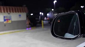 A sexily clad Kiki Klout dances as stripper at Broward gas station and gets picked up