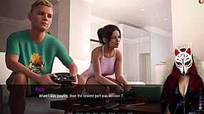 Kate explores upskirt sex in petite brunette cosplay costume