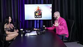 paulo avelar and victoria beatriz in sheer red lingerie showcase