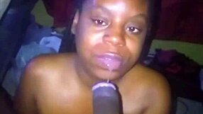 Katt Williams' Lil Sis Gives Sloppy Blowjob And Deepthroat!