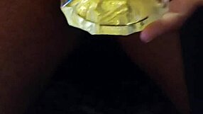 Drunk guy pissing and sipping it in a twisted game.