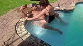 Wife Fucks Random Guy In Pool Outdoors