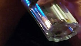 Drunk guy pissing and sipping it in a twisted game.