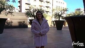 lylou craves two guys for wild french threesome fun