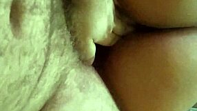 Hot bitch reaches orgasm through double vaginal and anal penetration while fisting her double pussy