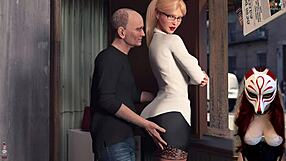 Jessica Oneil's Hard News ep 20: nasty old dude groping her big tits