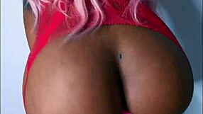 Red-hot tropical babe in provocative high heels in 2023