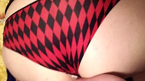 i spank bunny's fat ass while fingering her panties