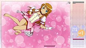 Watch Kousaka Kirino strip during Arkanoid game