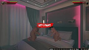 Watch Ethan vs Slutania in Naked Fighter 3D! Wild Anal and Blowjob Action!